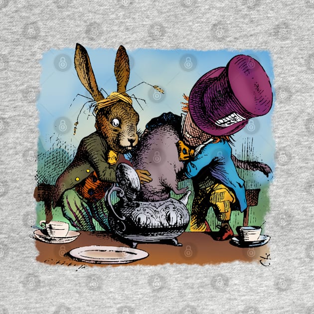 The Hatter, The Hare, and the Dormouse by MandyE